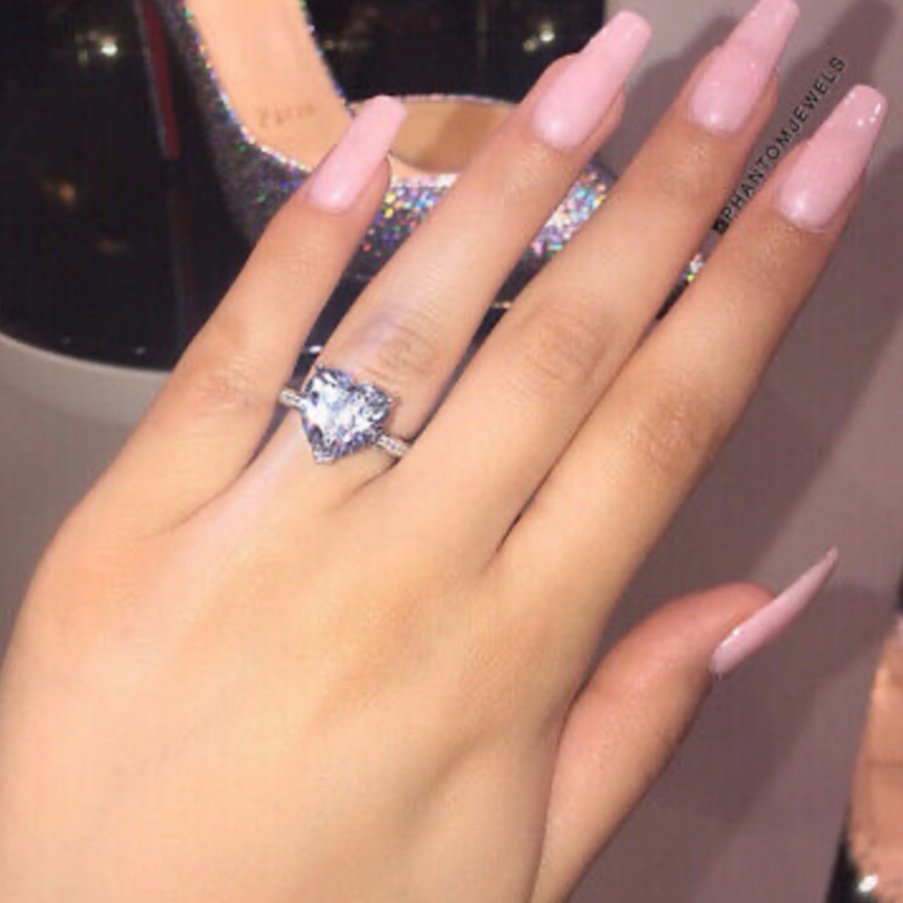 NEW Elegant Heart 925 Sterling Silver Ring - Picture 7 of 7